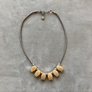 Ann Taylor LOFT Nude Statement Necklace